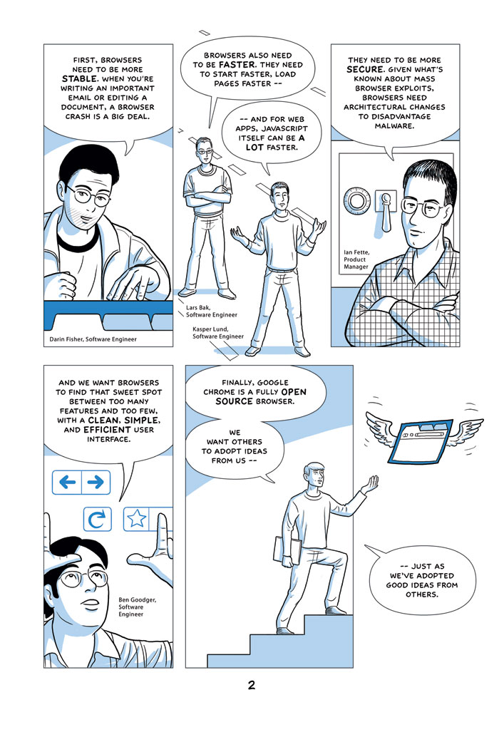 Google Chrome comic: Page 2