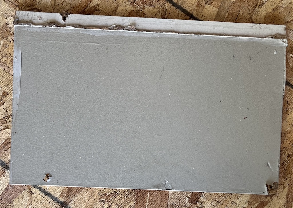 hardboard front